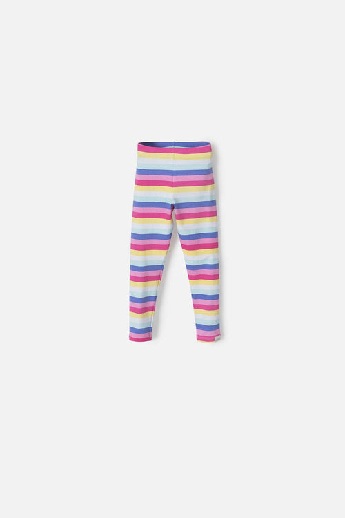 Card slide image -  LEGGINGS LITTLEMIC MULTICOLOR CON ELÁSTICO PARA NIÑA 2T A 5T