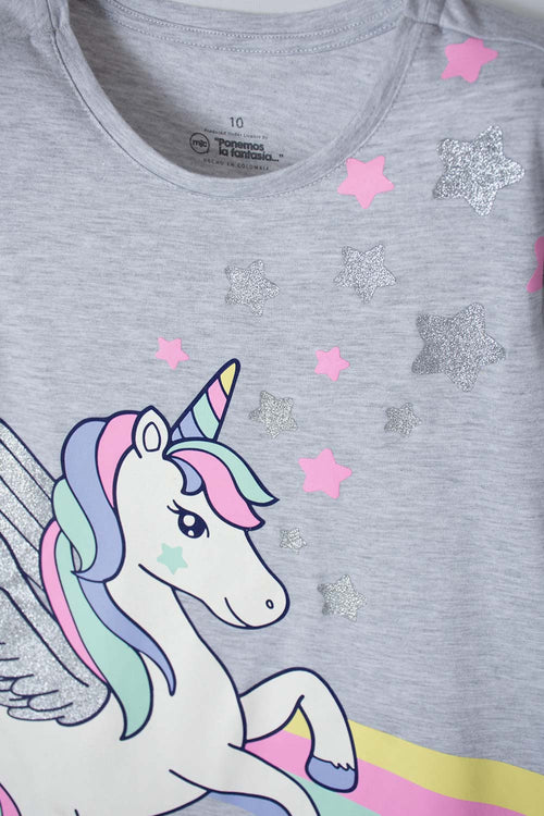 Card slide image -  CAMISETA DE MIC MANGA CORTA PARA NIÑA