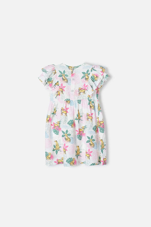 Card slide image -  VESTIDO LITTLEMIC CON BOLERO MULTICOLOR PARA NIÑA 2T A 5T