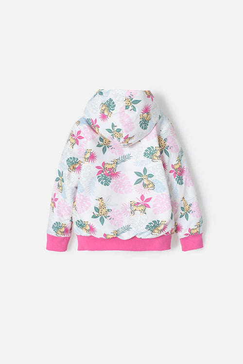 Card slide image -  CHAQUETA LITTLEMIC CON CAPUCHA MULTICOLOR PARA NIÑA 2T A 5T