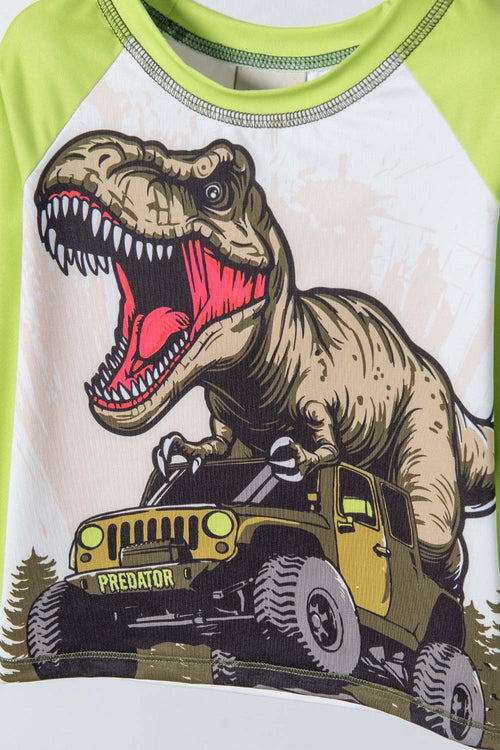 Card slide image -  CONJUNTO DE BAÑO LITTLEMIC VERDE PARA NIÑO 2T A 5T