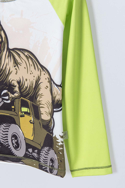 Card slide image -  CONJUNTO DE BAÑO LITTLEMIC VERDE PARA NIÑO 2T A 5T