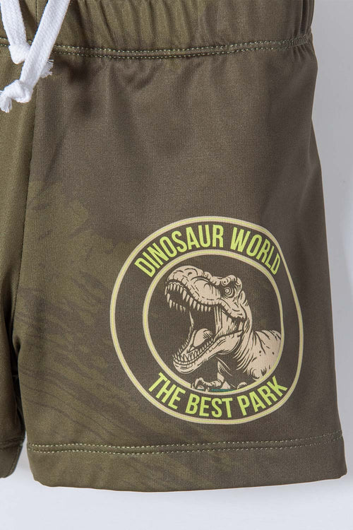 Card slide image -  CONJUNTO DE BAÑO LITTLEMIC VERDE PARA NIÑO 2T A 5T