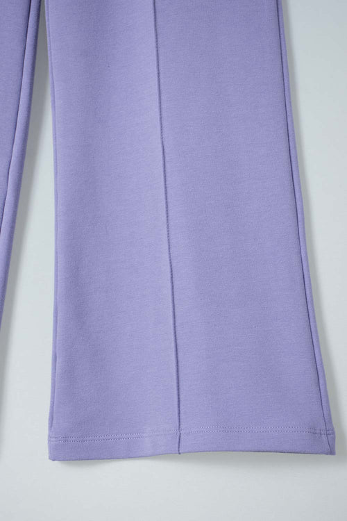 Card slide image -  JOGGER DE MIC BOTA ANCHA MORADO PARA NIÑA