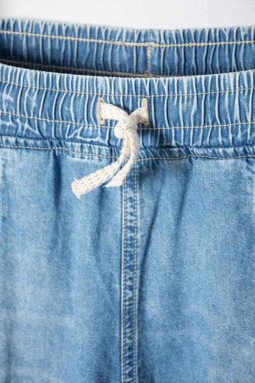 Card slide image -  JEAN DE MIC AMPLIO AZUL INDIGO PARA NIÑA