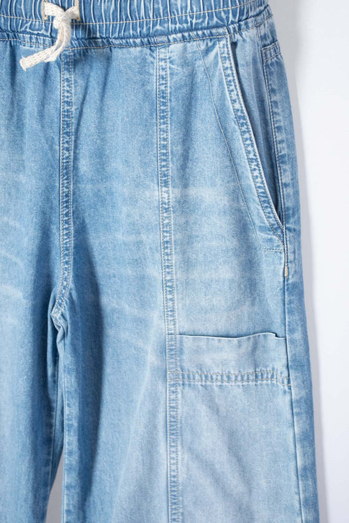 Card slide image -  JEAN DE MIC AMPLIO AZUL INDIGO PARA NIÑA