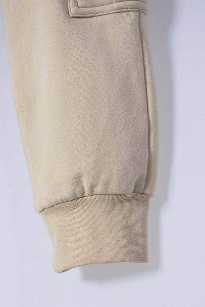 JOGGER DE LITTLEMIC CON CORDÓN CAQUI PARA NIÑO 2T A 5T