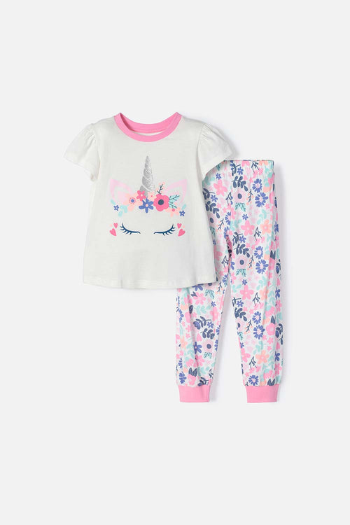 Card slide image -  PIJAMA LITTLEMIC CON PANTALÓN LARGO MULTICOLOR PARA NIÑA 2T A 5T