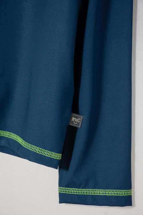 Card slide image -  CAMISETA DE BAÑO MIC AZUL OSCURA MANGA LARGA PARA NIÑO