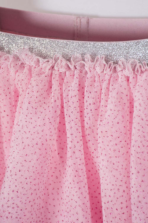 Card slide image -  FALDA DE LITTLEMIC CORTA ROSADA PARA NIÑA 2T A 5T