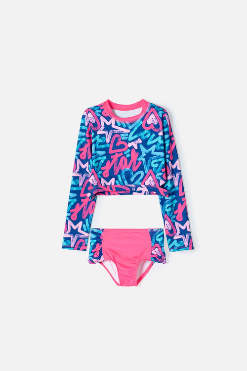 Card slide image -  CONJUNTO DE BAÑO DE MIC MULTICOLOR PARA NIÑA