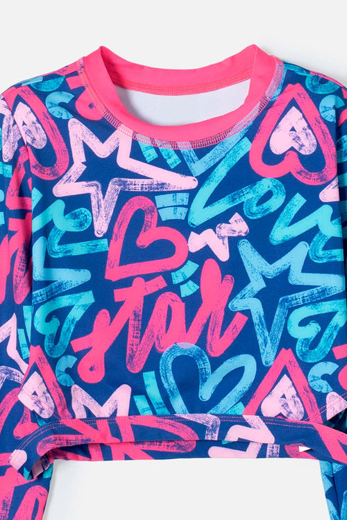 Card slide image -  CONJUNTO DE BAÑO DE MIC MULTICOLOR PARA NIÑA