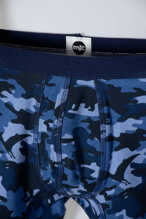 Card slide image -  PACK X2 BOXER DE MIC GRIS Y AZUL PARA NIÑO