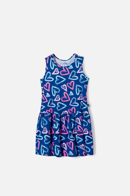Card slide image -  VESTIDO DE MIC MANGA SISA MULTICOLOR PARA NIÑA