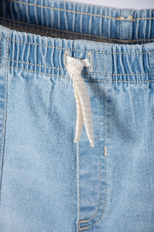 Card slide image -  SHORT DE MIC CON CORDÓN AZUL PARA NIÑA