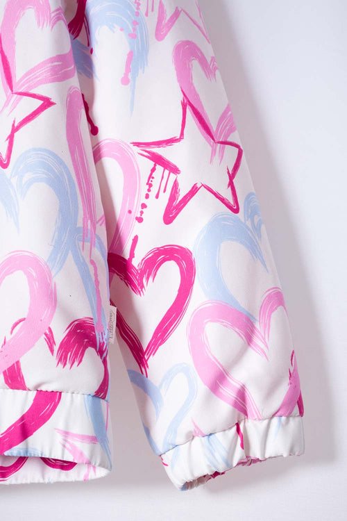 Card slide image -  CHAQUETA LITTLEMIC MULTICOLOR CON CIERRE AJUSTABLE EN FRENTE PARA NIÑA 2T A 5T