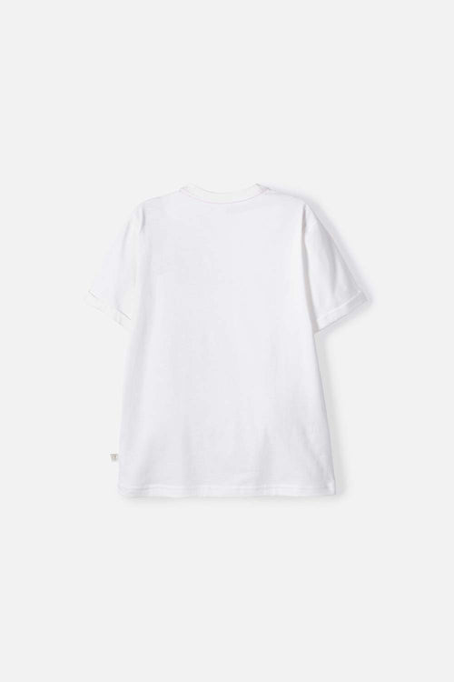 Card slide image -  CAMISETA DE MIC MANGA CORTA MARFIL PARA NIÑA