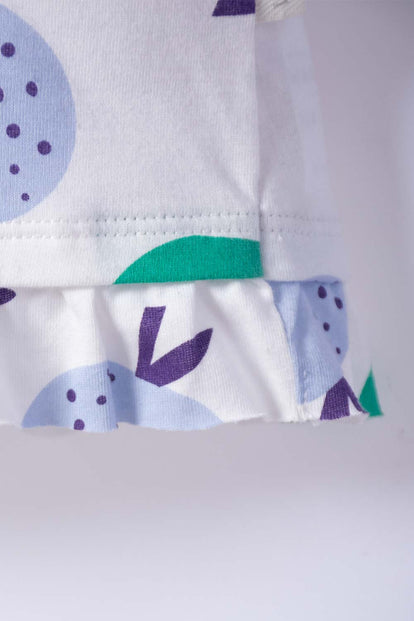 CAMISETA DE LITTLEMIC MANGA CORTA MARFIL PARA NIÑA 2T A 5T