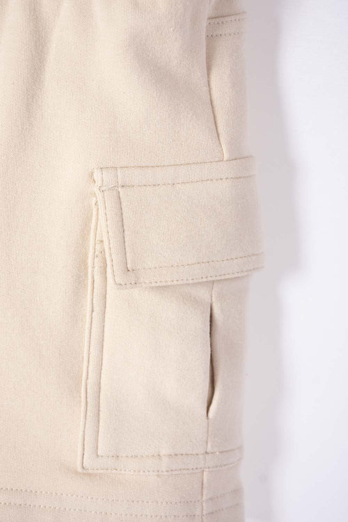 Card slide image -  BERMUDA DE LITTLEMIC CON CORDÓN CAQUI PARA NIÑO 2T A 5T