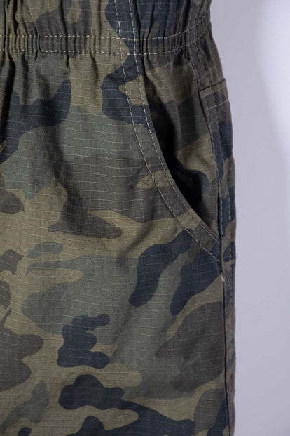 BERMUDA DE LITTLEMIC CON CORDÓN VERDE PARA NIÑO 2T A 5T