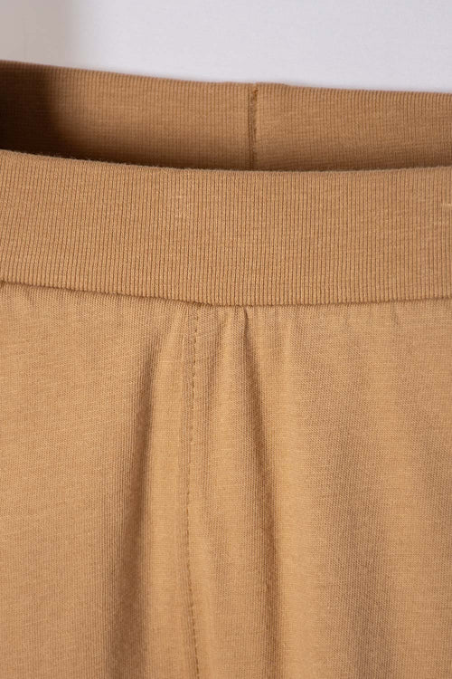 Card slide image -  CONJUNTO LITTLEMIC MARFIL Y CAFÉ MANGA CORTA PARA BEBÉ NIÑO