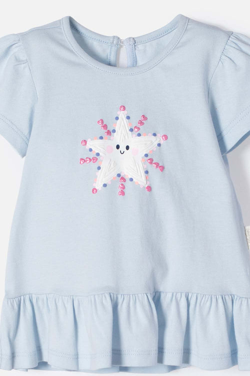 Card slide image -  CONJUNTO LITTLEMIC MULTICOLOR DE PANTALÓN LARGO PARA BEBÉ NIÑA