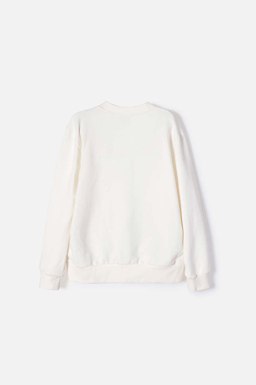 Card slide image -  BUZO DE CAPYBARA MARFIL DE DISEÑO CERRADO PARA NIÑA