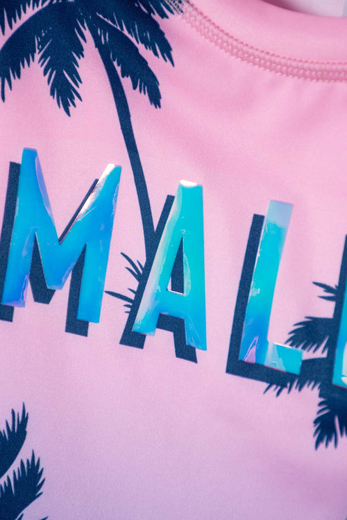 Card slide image -  VESTIDO DE BAÑO MIC MULTICOLOR DE CAMISETA MANGA LARGA PARA NIÑA