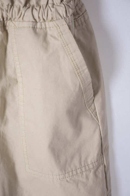 Card slide image -  SHORT DE MIC CON CORDÓN CAQUI PARA NIÑA