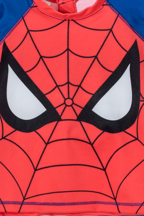 Card slide image -  CONJUNTO DE BAÑO SPIDER-MAN ROJO PARA BEBÉ NIÑO