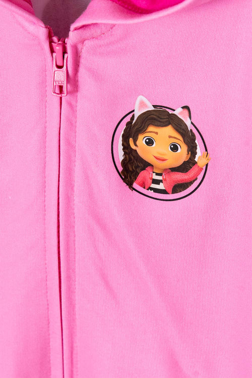Card slide image -  BUZO DE GABBY'S DOLLHOUSE ABIERTO ROSADO PARA NIÑA 2T A 5T