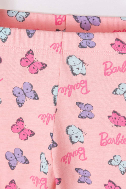 Card slide image -  PIJAMA DE BARBIE MANGA CORTA MULTICOLOR PARA NIÑA
