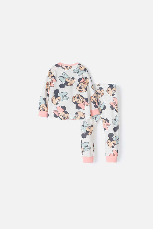 Card slide image -  PIJAMA DE MINNIE MOUSE MULTICOLOR CON PANTALÓN LARGO PARA BEBÉ NIÑA