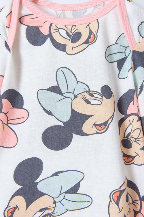 Card slide image -  PIJAMA DE MINNIE MOUSE MULTICOLOR CON PANTALÓN LARGO PARA BEBÉ NIÑA