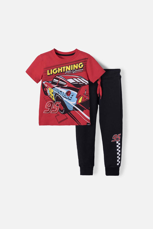 Card slide image -  CONJUNTO DE CARS MANGA CORTA MULTICOLOR PARA NIÑO DE 2T A 5T