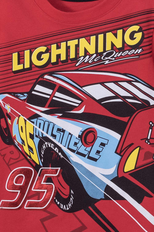 Card slide image -  CONJUNTO DE CARS MANGA CORTA MULTICOLOR PARA NIÑO DE 2T A 5T