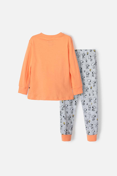 Card slide image -  PIJAMA SNOOPY MANGA LARGA MULTICOLOR PARA NIÑO 2T A 5T