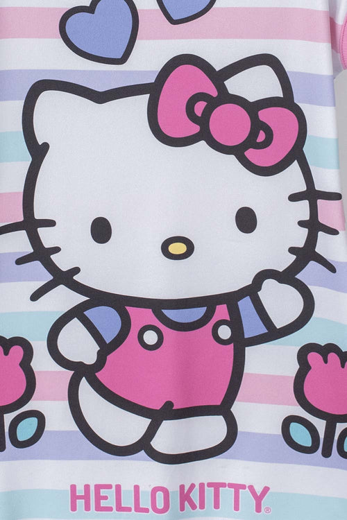 Card slide image -  PIJAMA DE HELLO KITTY TIPO BATOLA MULTICOLOR PARA NIÑA 2T A 5T