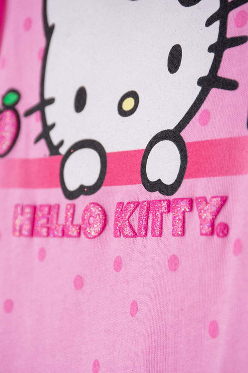 Card slide image -  BODY DE HELLO KITTY MANGA CORTA ROSADO PARA BEBÉ NIÑA