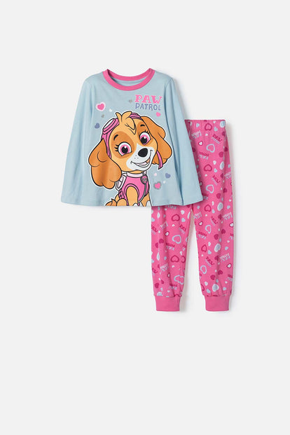 PIJAMA DE PAW PATROL MANGA LARGA MULTICOLOR PARA NIÑA 2T A 5T