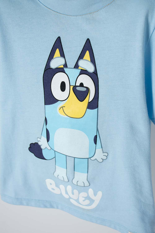 Card slide image -  CAMISETA DE BLUEY MANGA CORTA AZUL UNISEX 2T A 6T