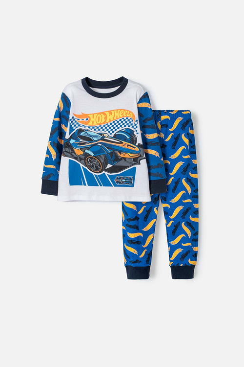 Card slide image -  PIJAMA DE HOTWHEELS MANGA LARGA MULTICOLOR PARA NIÑO 2T A 5T