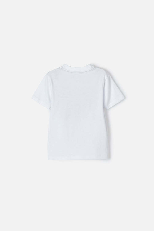 Card slide image -  CAMISETA DE JURASSIC WORLD BLANCA MANGA CORTA PARA NIÑO 2T A 5T