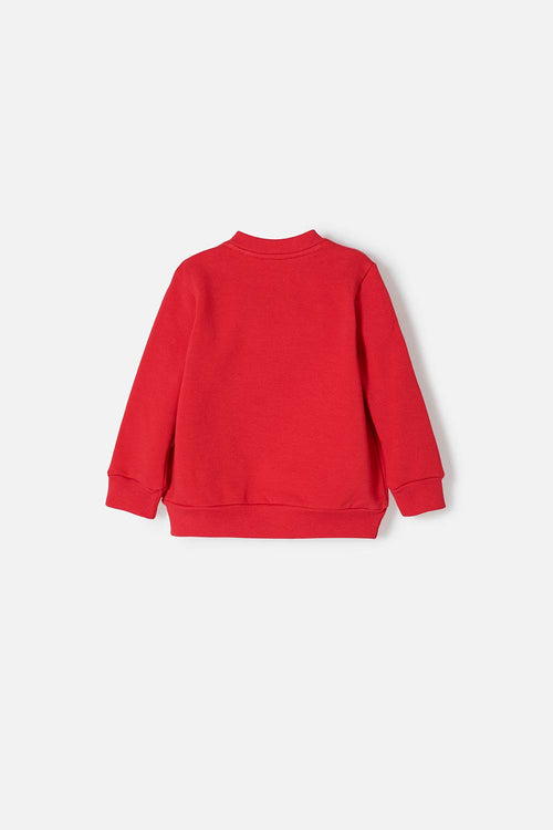 Card slide image -  BUZO MINNIE MOUSE CERRADO ROJO PARA BEBÉ NIÑA