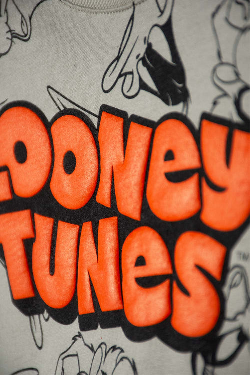 Card slide image -  CAMISETA LOONEY TUNES MANGA CORTA VERDE ACEITUNA PARA BEBÉ NIÑO