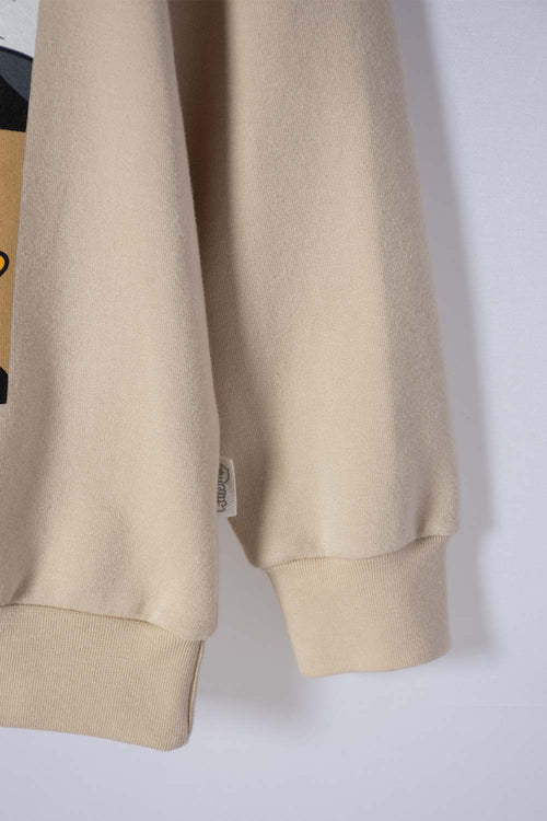 Card slide image -  BUZO LOONEY TUNES CERRADO CAQUI PARA NIÑO 2T A 5T