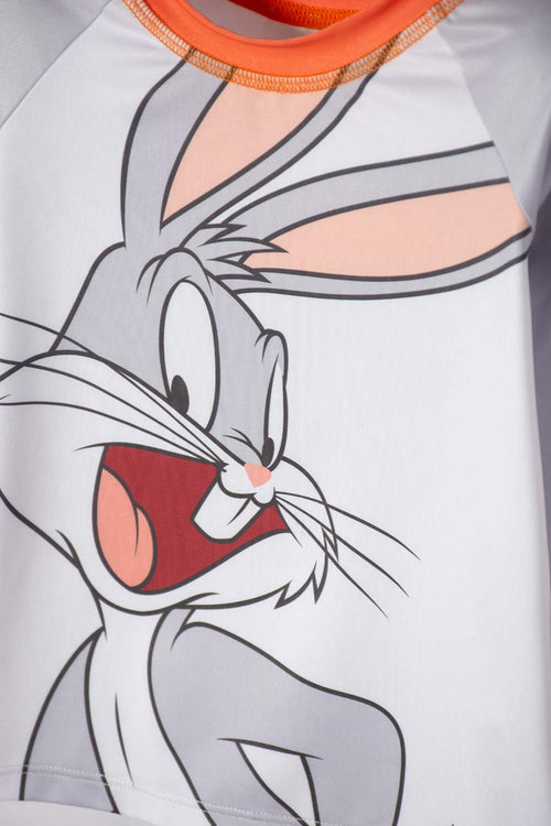 Card slide image -  CONJUNTO DE BAÑO LOONEY TUNES NARANJA, GRIS Y BLANCO PARA NIÑO 2T A 5T