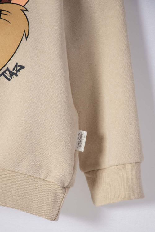 Card slide image -  BUZO LOONEY TUNES CERRADO CAQUI PARA BEBÉ NIÑO