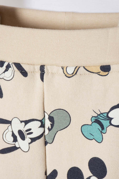CONJUNTO DE MICKEY MOUSE CAQUI PARA BEBÉ NIÑO