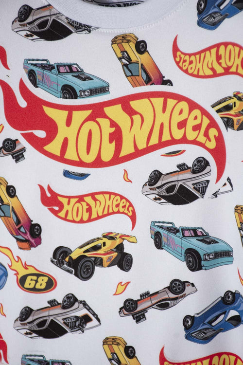 Card slide image -  CAMISETA HOT WHEELS MANGA CORTA MULTICOLOR PARA NIÑO 2T A 6T